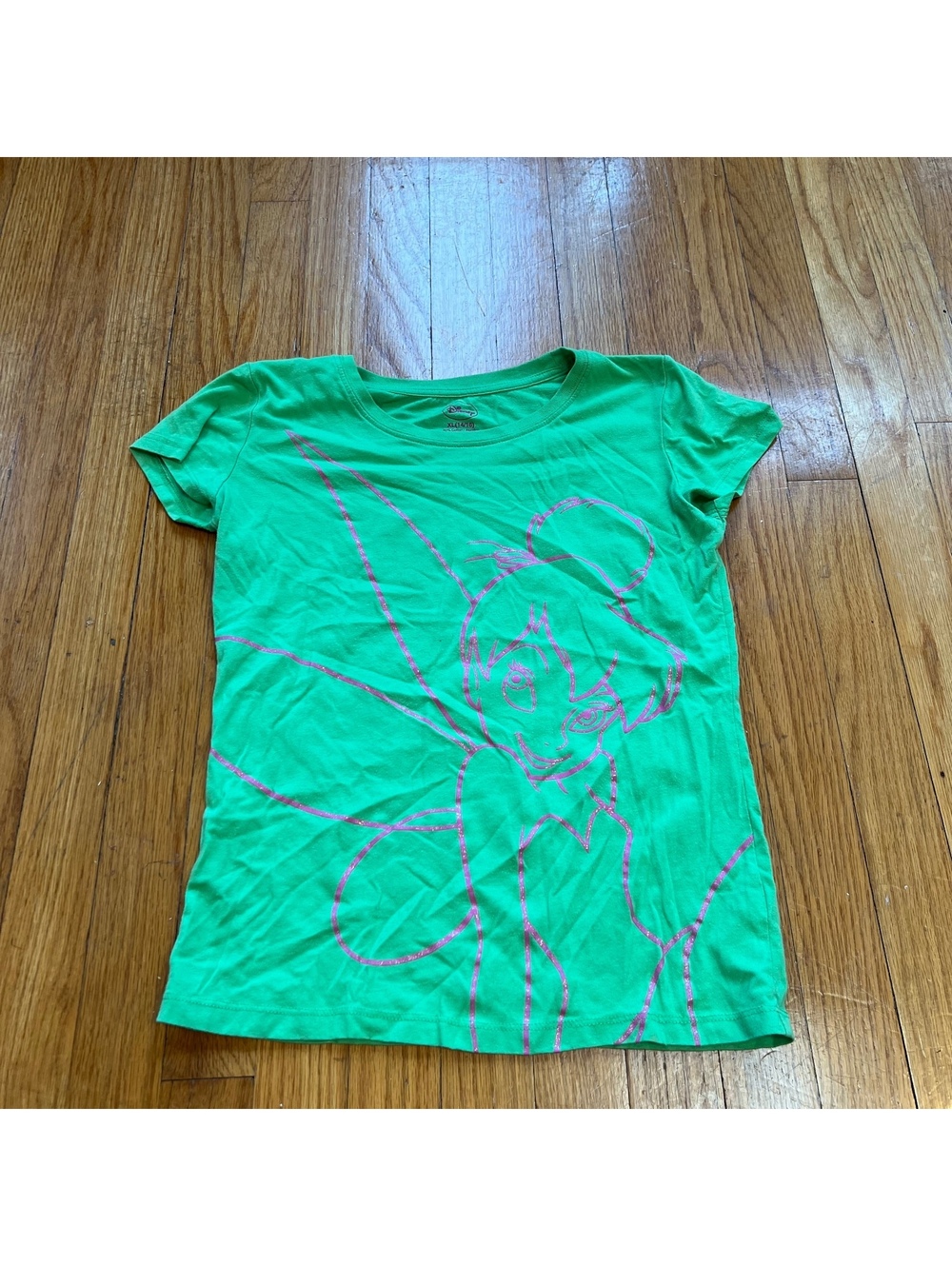 Y2K tinker bell baby tee